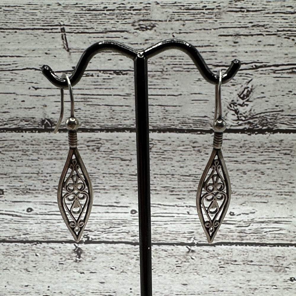 Elegant Silver Drop Earrings
